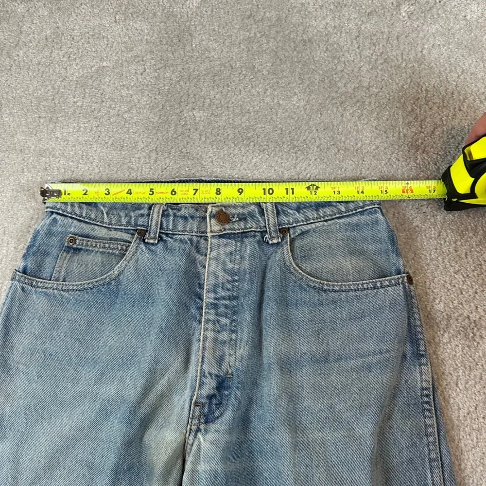 Vintage 90s Calvin Klein Straight Leg Jeans Mens 30x30 Light Wash Blue Denim USA